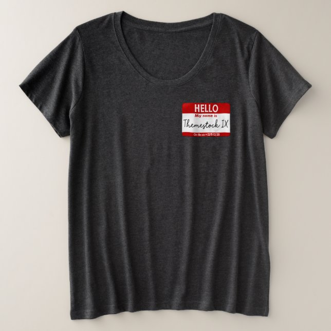 Themenstock IX Plus-Size-T - Shirt (Design vorne)