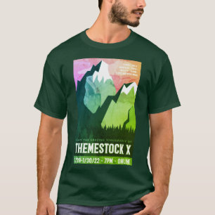 Themestock X Unisex-T - Shirt mit grüner Variation
