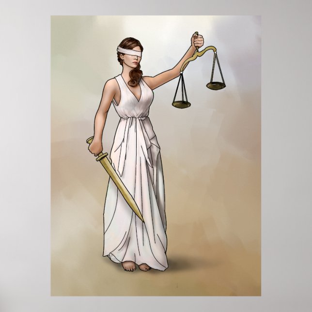 Themis - Lady Justice Poster (Vorne)