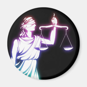 Themis Skalen von Gerechtigkeit Magnet