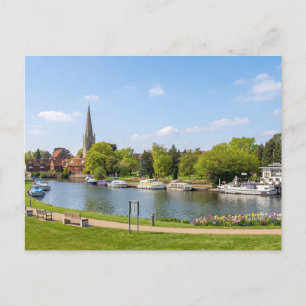 Themse bei Abingdon Bridge Postkarte