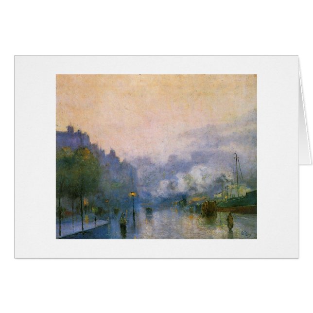 Themse-Hafen durch Ury deutsche (Vorderseite (Horizontal))