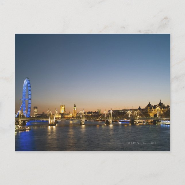 Themse Postkarte (Vorderseite)