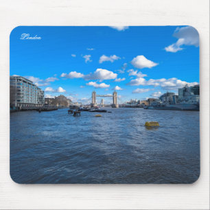 Themse und Tower Bridge Mousepad