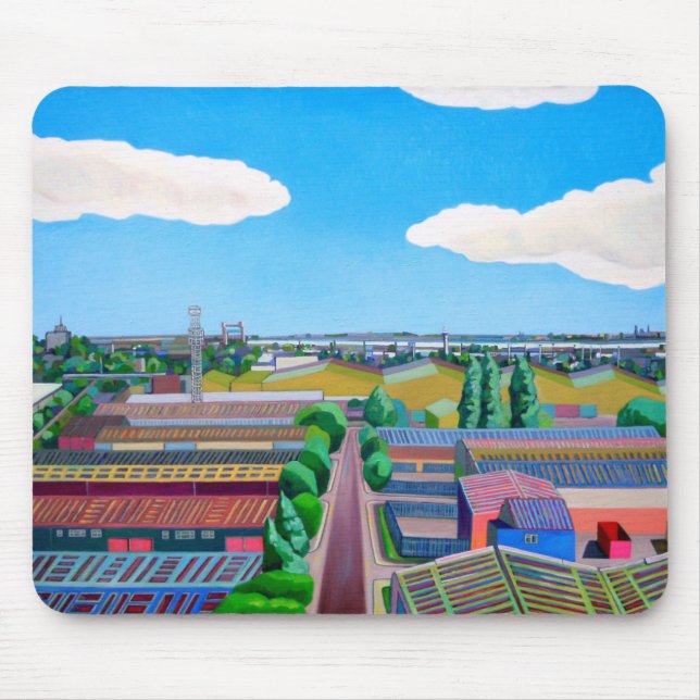 Themse-Zugangs-Sommer Mousepad (Vorne)