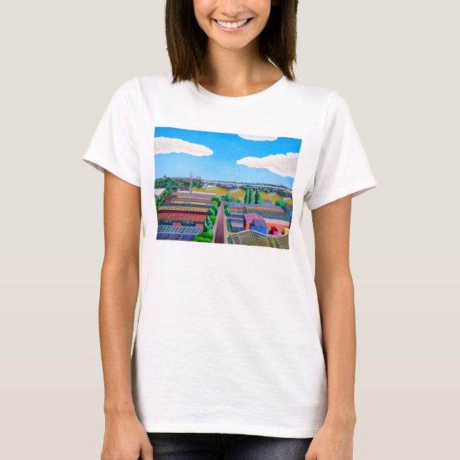 Themse-Zugangs-Sommer T-Shirt (Vorderseite)