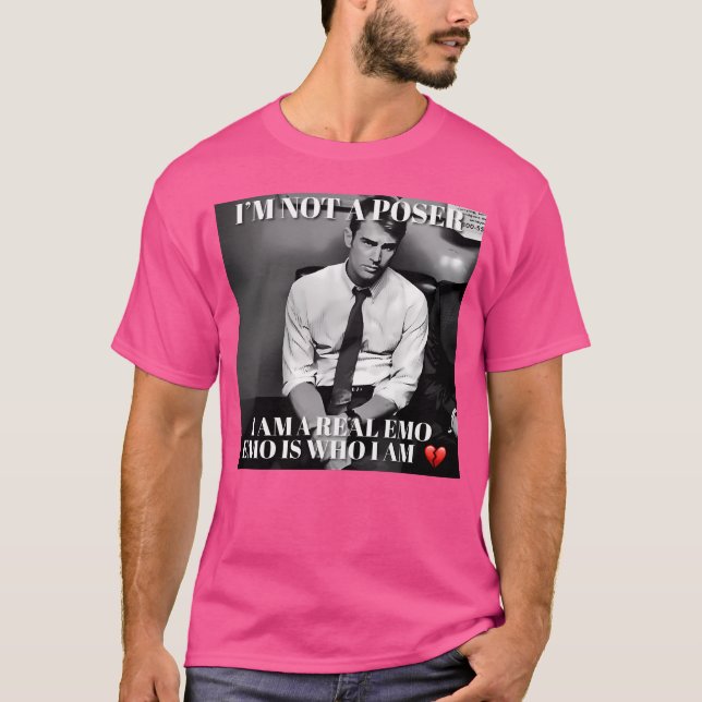 Theo James Emo T-Shirt (Vorderseite)