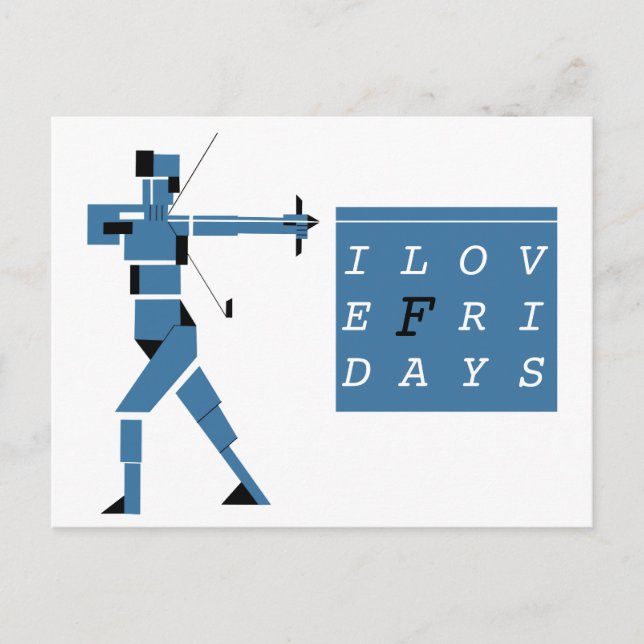 Theo van Doesburg Archer CC0236 Postkarte (Vorderseite)