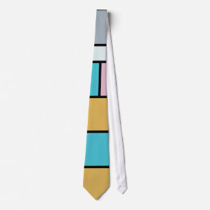 Theo Van Doesburg - Komposition 17 - Mondrian Art Krawatte