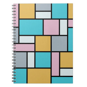 Theo Van Doesburg - Komposition 17 - Mondrian-Kuns Notizblock