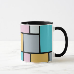 Theo Van Doesburg - Komposition 17 - Mondrian-Kuns Tasse