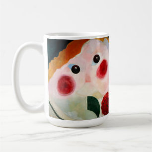 Theo van Doesburg - Mädchen mit Butterblumen Kaffeetasse