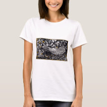 Theo Van Hoytema Retro Peacock Clip Art Black und
