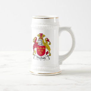 Theobald Familienwappen Bierglas