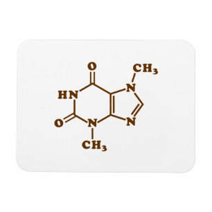 Theobrominmolekulare chemische Formel Magnet