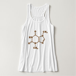 Theobrominmolekulare chemische Formel Tank Top