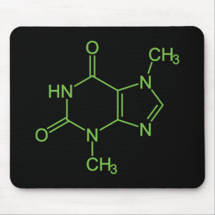 Theobrominschokolade Molekül Chemisches Diagramm Mousepad