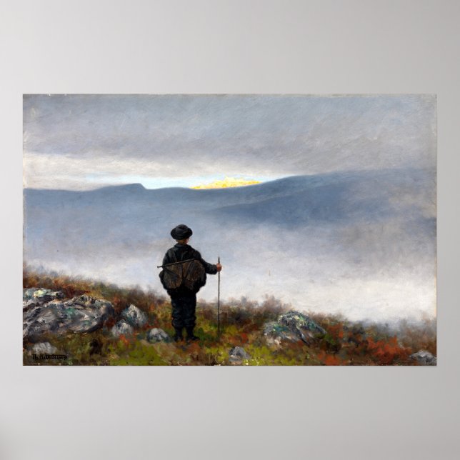 Theodor Kittelsen Far, Far Away Soria Moria Palace Poster (Vorne)