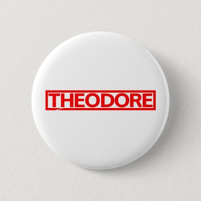 Theodore Briefmarke Button (Vorderseite)