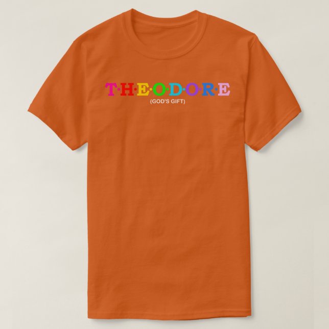 Theodore God39s Geschenk 1 T-Shirt (Design vorne)