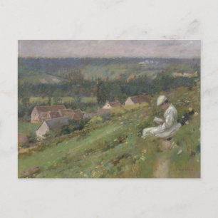 Theodore Robinson - Das Tal von Arconville Postkarte