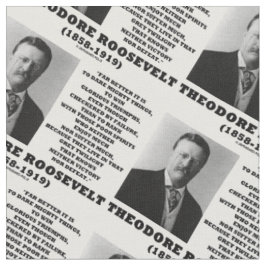Theodore Roosevelt Dare Mighty Things Added Quote Stoff