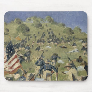 Theodore Roosevelt, der das Heilige Juan nimmt Mousepad