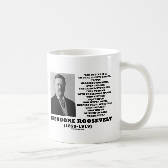 Theodore Roosevelt-Herausforderungs-mächtige Kaffeetasse (Rechts)