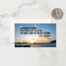 Theodore Roosevelt Inspiration Zitat "Entscheidung