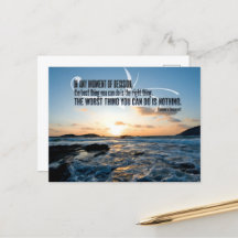 Theodore Roosevelt Inspiration Zitat "Entscheidung