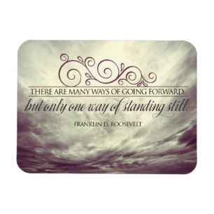 Theodore Roosevelt Inspiration Zitat "Stehend" Magnet