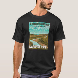Theodore Roosevelt National Park North Dakota Post T-Shirt