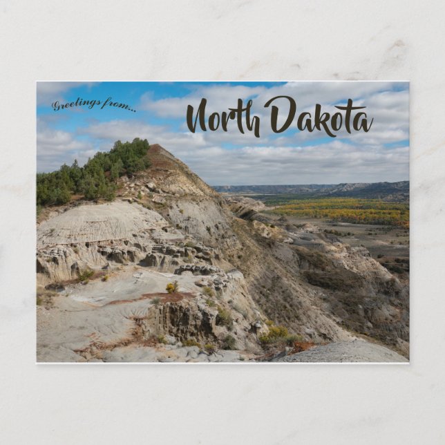 Theodore Roosevelt National Park North Dakota Postkarte (Vorderseite)