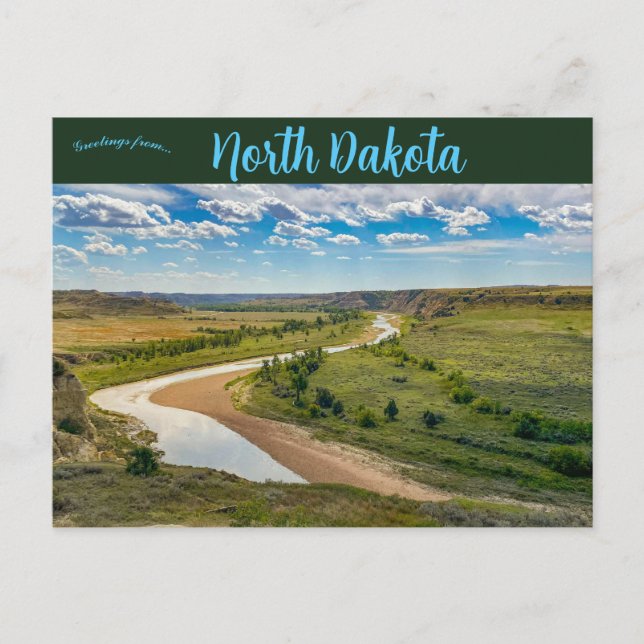 Theodore Roosevelt National Park North Dakota Postkarte (Vorderseite)