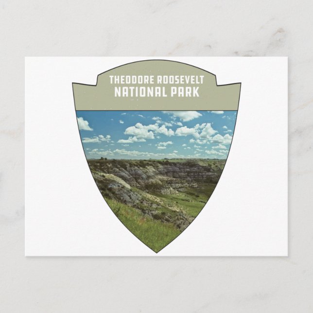 Theodore Roosevelt National Park North Dakota Postkarte (Vorderseite)