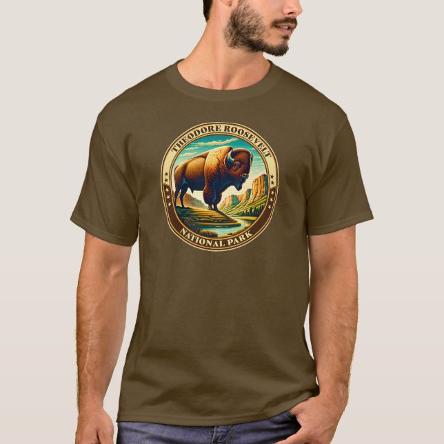 Theodore Roosevelt National Park North Dakota T-Shirt (Vorderseite)