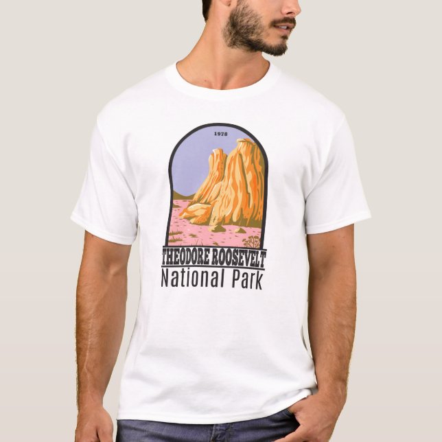 Theodore Roosevelt National Park North Dakota T-Shirt (Vorderseite)