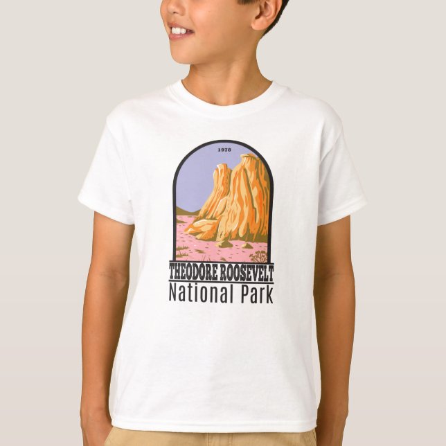 Theodore Roosevelt National Park North Dakota T-Shirt (Vorderseite)