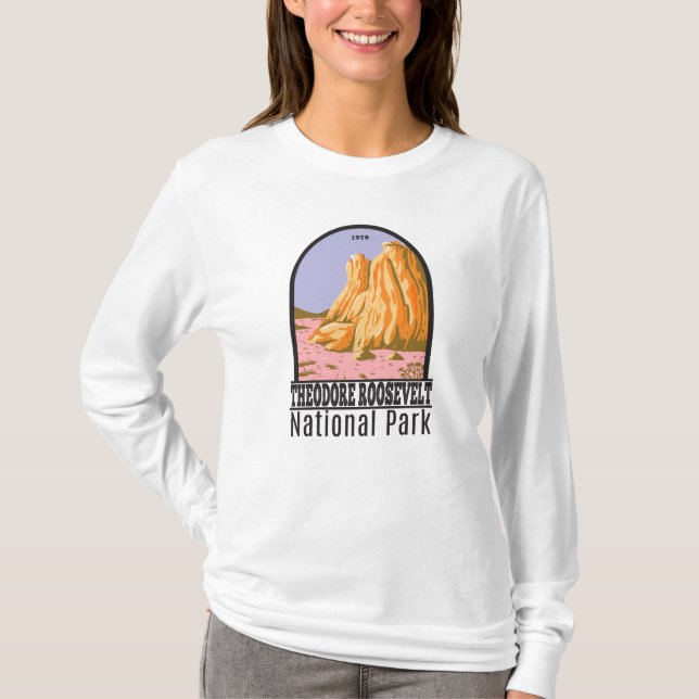 Theodore Roosevelt National Park North Dakota T-Shirt (Vorderseite)