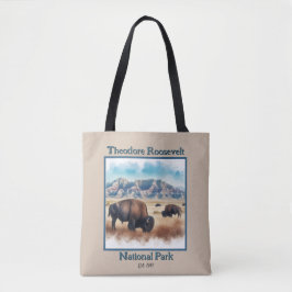 Theodore Roosevelt Nationalpark Bison Souvenir Tasche