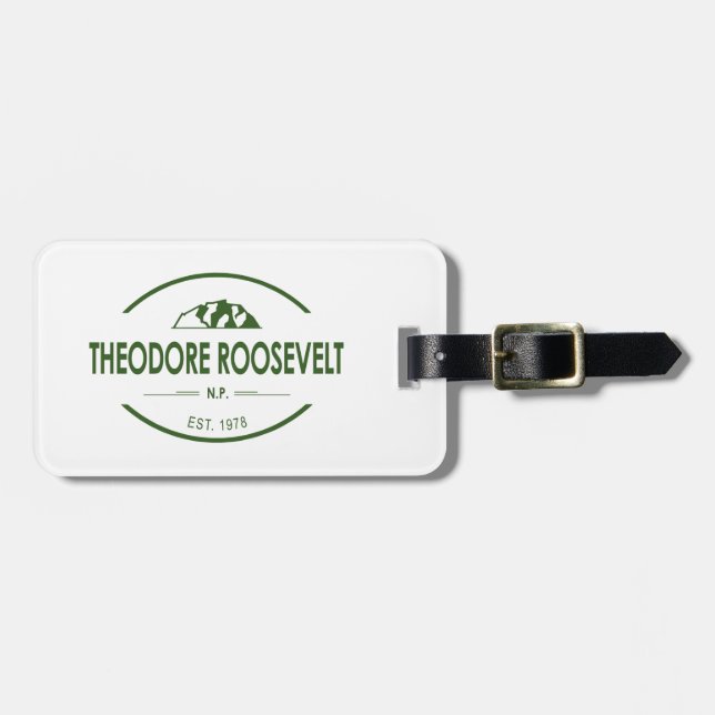 Theodore Roosevelt Nationalpark Gepäckanhänger (Vorderseite horizontal)