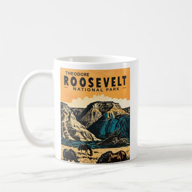 Theodore Roosevelt Nationalpark Kaffeetasse (Links)