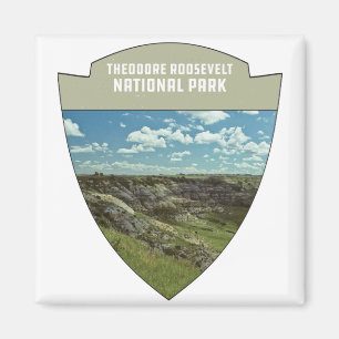 Theodore Roosevelt Nationalpark Nord-Dakota Magnet