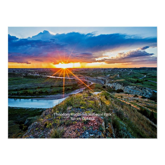Theodore Roosevelt Nationalpark Poster (Vorderseite)