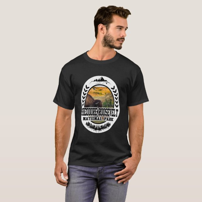 THEODORE ROOSEVELT NATIONALPARK T-Shirt (Vorne ganz)