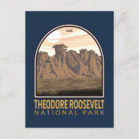 Theodore Roosevelt Nationalpark Vintages Emblem