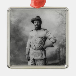 Theodore Roosevelt Ornament Aus Metall