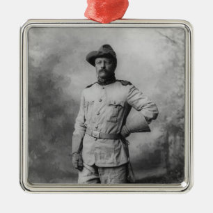 Theodore Roosevelt Ornament Aus Metall