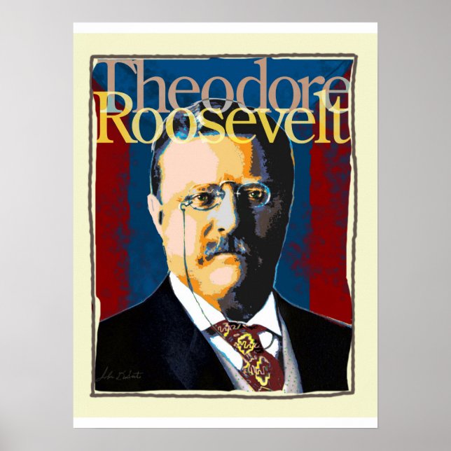 Theodore Roosevelt Poster (Vorne)