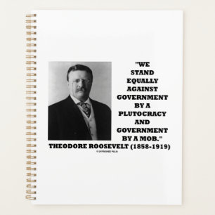 Theodore Roosevelt Stand Government Plutocracy Mob